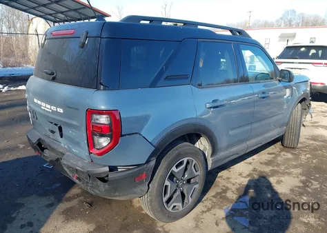 2024 Ford Bronco Sport Outer Banks z USA, uszkodzony, nr VIN 3FMCR9C62RRE01016